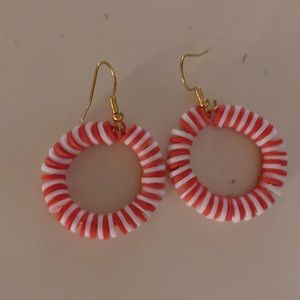 Red earrings